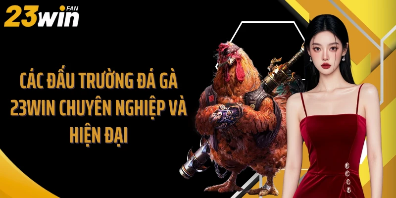 Các đấu trường đá gà 23WIN chuyên nghiệp và hiện đại
