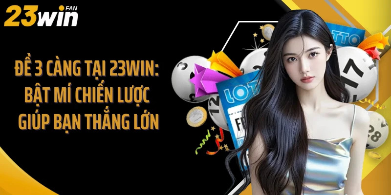 Đề 3 Càng Tại 23Win: Bật Mí Chiến Lược Giúp Bạn Thắng Lớn