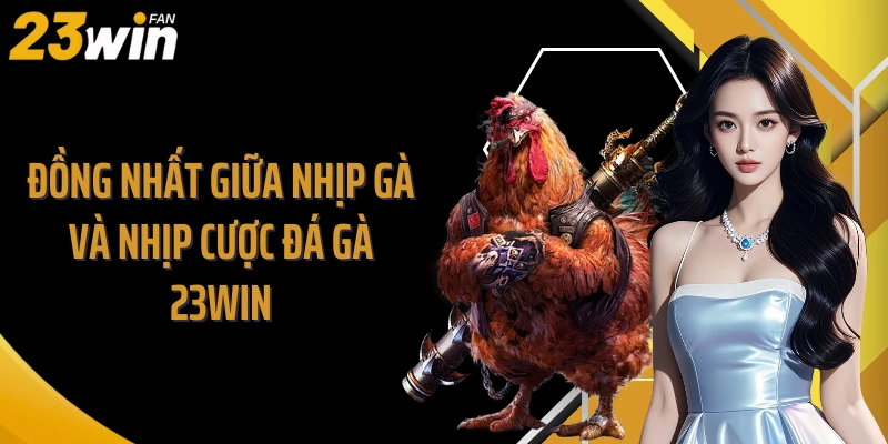 Đồng nhất giữa nhịp gà và nhịp cược đá gà 23WIN